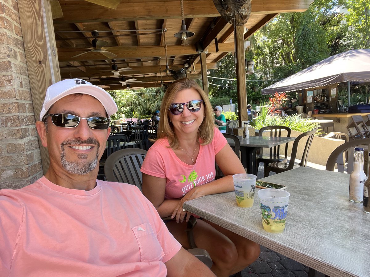 Just the two of us on one happy island. #HHI #retirement.