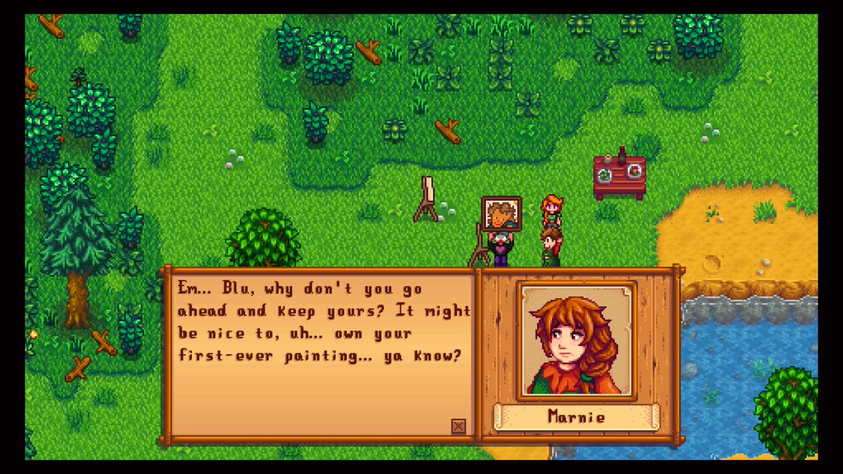 brat_rainbow's tweet photo. I don't think she liked my painting.... #PS4share https://t.co/rdbwWlRuej