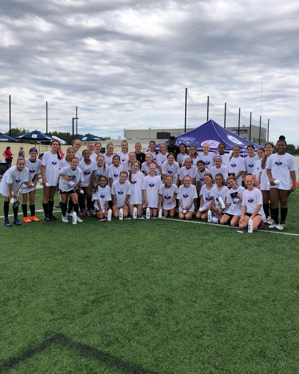 Louisville City FC Academy (@loucityacademy) on Twitter photo This morning, our Racing U-13 and U-14 teams worked with <a href="/SpursWomen/">Tottenham Hotspur Women</a> coaches @schillaci15 and <a href="/antonblackwood/">Anton Blackwood</a>! This morning, our Racing U-13 and U-14 teams worked with <a href="/SpursWomen/">Tottenham Hotspur Women</a> coaches @schillaci15 and <a href="/antonblackwood/">Anton Blackwood</a>!