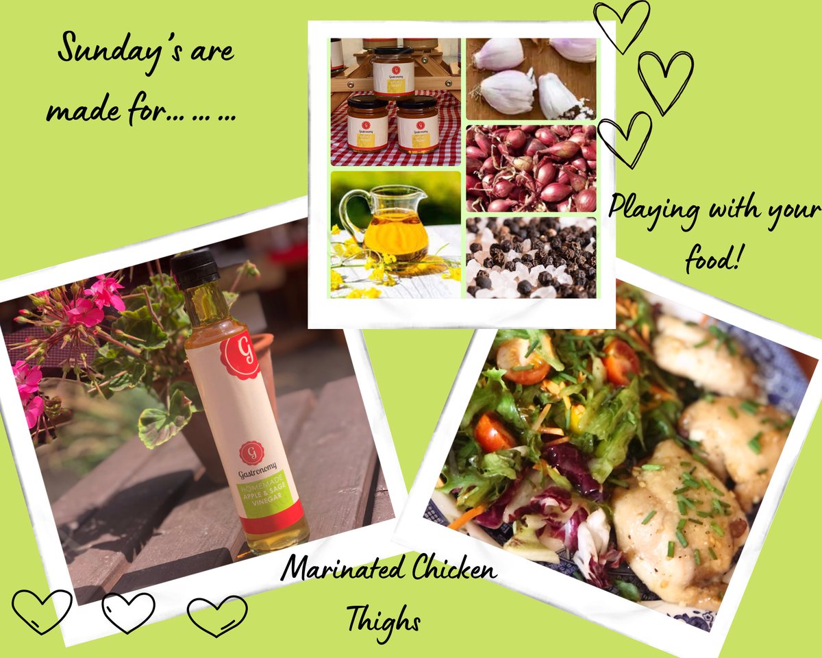 GastronomyCrow1's tweet photo. I love our Fruit &amp; Herb vinegars ! Thought I’d experiment with marinades!
3 tablespoons of Apple &amp; Sage vinegar
2 tablespoons of Rapeseed oil
2 tablespoons of Honey
2 Garlic cloves minced
1 Shallot finely chopped
1/2 teaspoon Salt &amp; Black Pepper https://t.co/1Ao1i63uZR