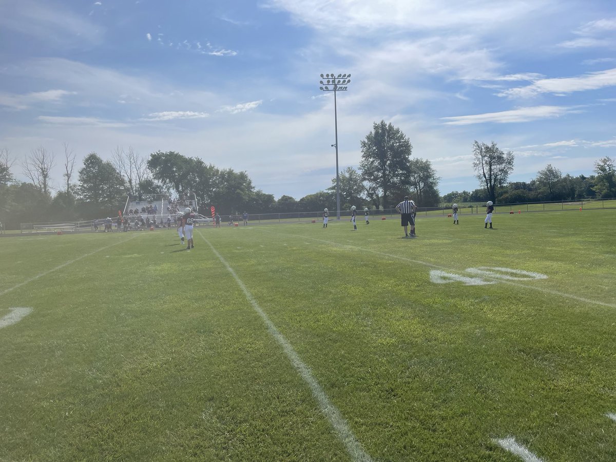 First weekend of our 5/6th grade football league! Bright future ahead for these young Warriors!