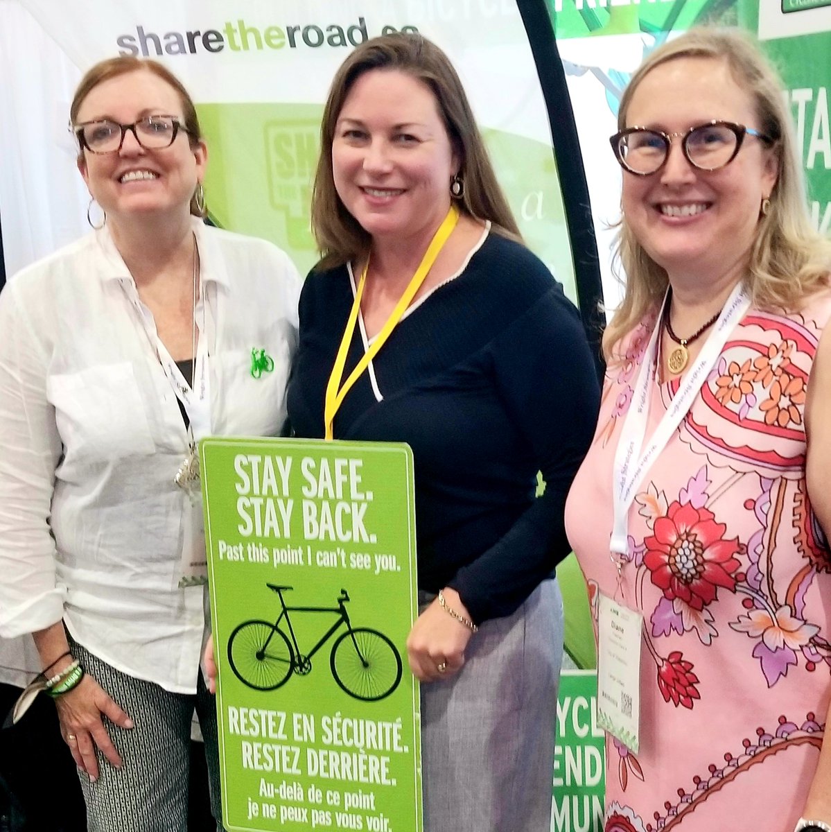 .<a href="/STRCycling/">Share the Road</a> is at the right place #AMO2022 advocating for cycling safety &amp; planning practices to protect active transportation.  Caught up with board member @EMcMahon_TCT &amp; <a href="/DianeLFreeman/">Diane Freeman</a> <a href="/citywaterloo/">City of Waterloo</a> #onpoli
