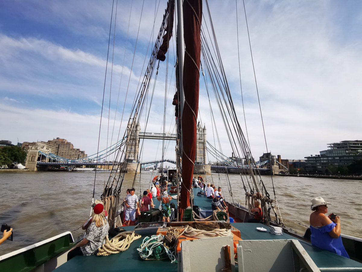 WildBayNZ's tweet photo. What a stunning day to spend time on the Thames on board a Thames Barge
Many fantastic views of both banks of the Thames. Even having Tower Bridge open twice was a real treat.
#TopsailCharters
#Thames
#ThamesBarge
#Keepexploring
#Discover https://t.co/FcN0dAAvgy