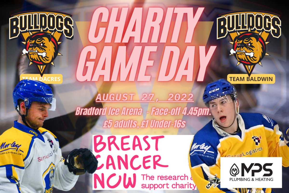 Bulldogs_IHC's tweet photo. ... ladies &amp; gentlemen, we can reveal that, on Aug 27, in aid of @BreastCancerNow former @Bulldogs_IHC @lewis14baldwin will be lining up for Team Dacres
 
And against him, for Team Baldwin (yes, Lewis's dad), will be his former Bulldogs team-mate @kieranbrownie12 !!
#bethere https://t.co/u0AmQme2Kr