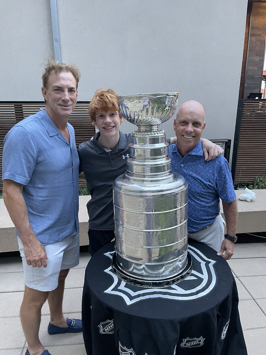 Thank you Joe &amp; Debbie Sakic for including us in “Their day with the Cup”. Such an honor to be in the presence of one of the greatest ever men of hockey and the most famous trophy in the world!
#ColoradoAvalanche #StanleyCup 
