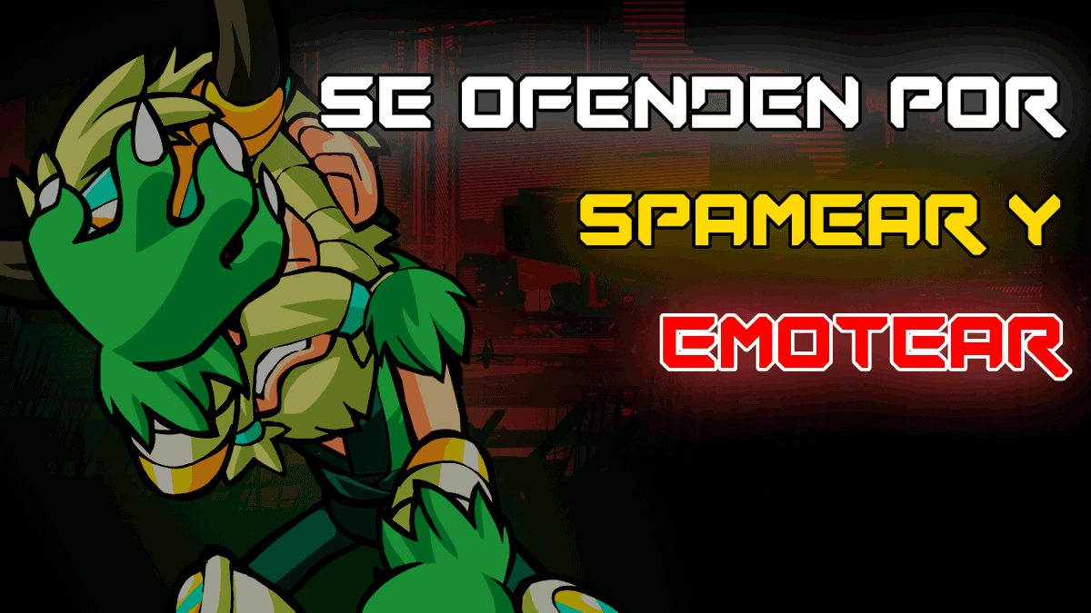 MegaCabrN's tweet photo. Mi siguiente misil será contra los ofendidos jugadores de brawhalla el cual se arden porque les hacen emotes o les spameas ¿Que piensan de este tema? https://t.co/BoNIIJk1cq