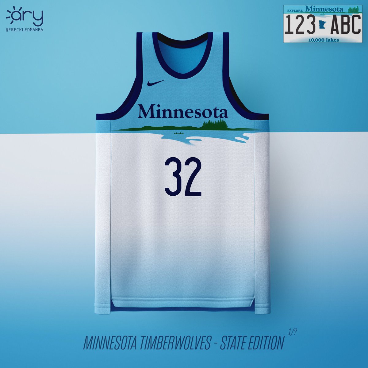 TheNBACentral's tweet photo. These Timberwolves concept jerseys 👀🔥

“License plate series”

(via @FreckledMamba) https://t.co/rc5FGKd1j1