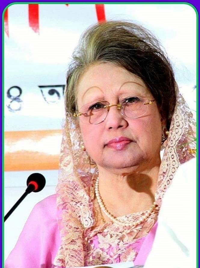 Happy birthday 
Khaleda Zia 