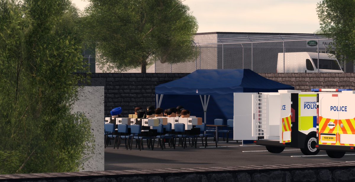 Members of the Commonwealth Police Force Association were invited to Stanley, to train for future peacekeeping operations led by PC DavidAylsbury.

Peacekeeping on the Falklands will begin tomorrow.