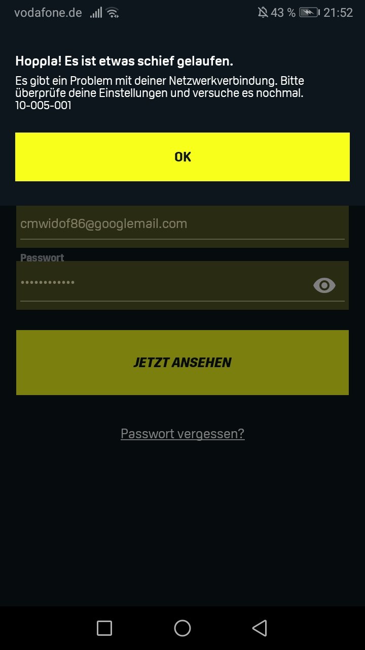 Benjamin Gruchow Dazn De Help Liebes Dazn Team Ich Habe Immer Noch Probleme Beim Einloggen Ist Die Allgemeine Storung Denn Behoben T Co Q1qkui0pth Twitter