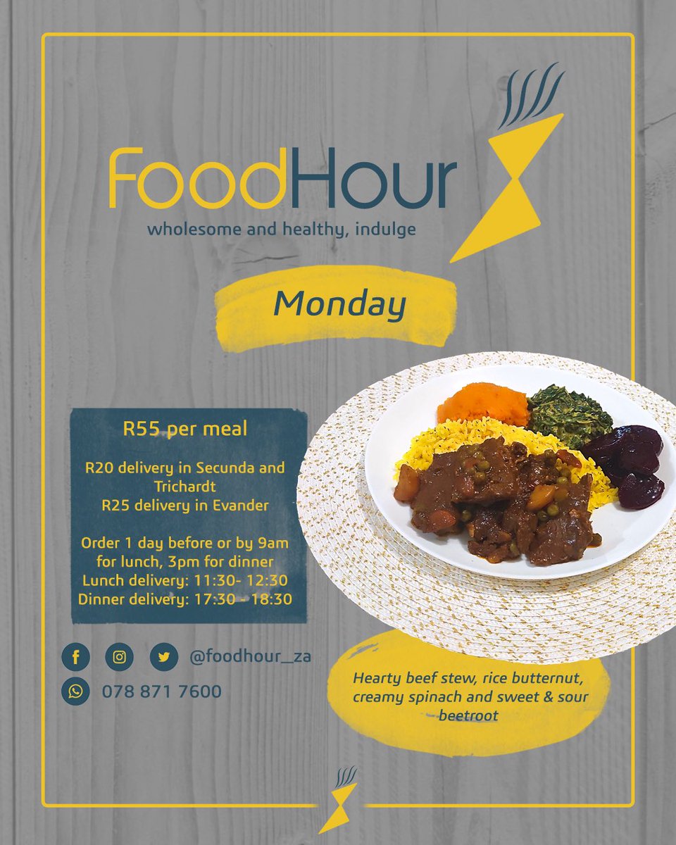 Siphelele_ZD's tweet photo. Hearty beef stew on a Monday 😋 We deliver to Sasol Charlie 1 Entrance as well. Card machine available on delivery 😉

#FoodHour https://t.co/60xEJH7WMQ