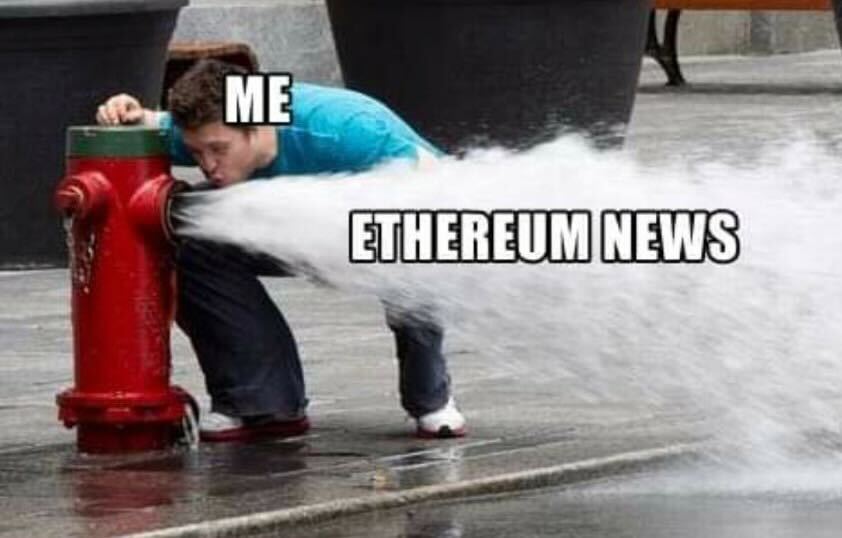 coinbureau's tweet image. Me trying to keep up to date on $ETH without drowning