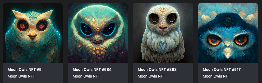 iamador's tweet photo. @XxjxX26465822 @MoonOwlsNFTs I have these beauties now :D https://t.co/507SnDiKFk