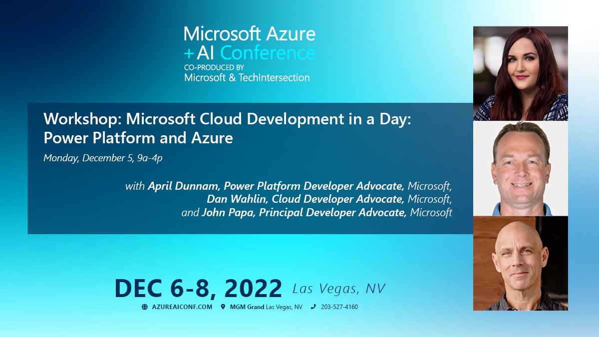 The Microsoft Azure + AI Conference (AzureAIConf) / Twitter