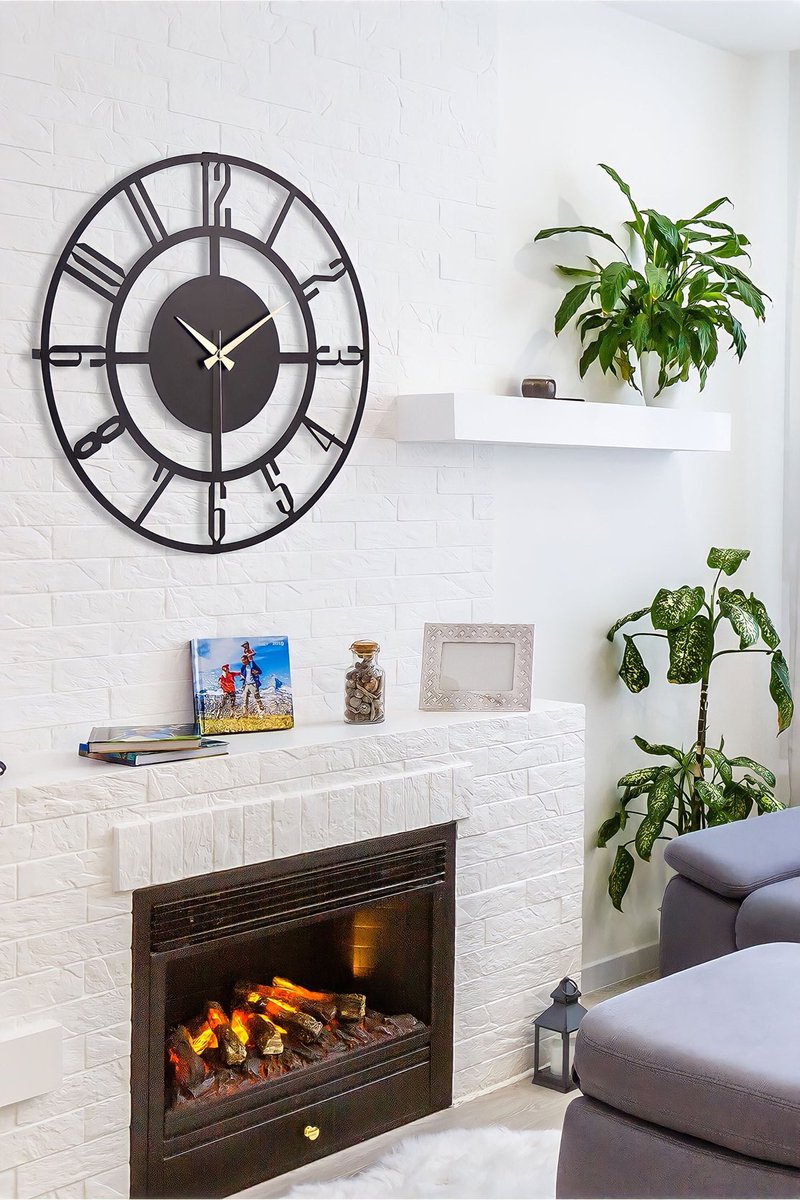 renarthome's tweet photo. Excited to share the latest addition to my #etsy shop: Large Metal Wall Clock - Black Latin Numbers - Silent Mechanism Oversize Clock - Metal Wall Art Home Decor - 19.6 inches / 50 cm #housewarming #minimalist #metalwallart https://t.co/KcF6MCCTaN https://t.co/VbfQhj02VZ