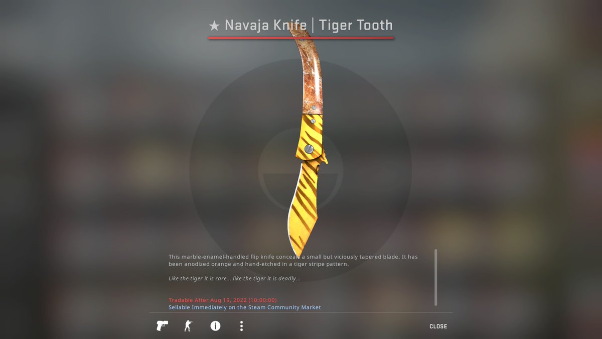 Tomas1120_'s tweet photo. 🔥 CS:GO GIVEAWAY 🔥

🎁 Navaja Knife | Tiger Tooth ($110)

➡️ TO ENTER:

✅ Follow me &amp; @Blendeezer
✅ Retweet
✅ Tag 1 friend

🗓️ Giveaway ends in 7 days!

#CSGO #CSGOGiveaway https://t.co/YAaUaL8Tmr