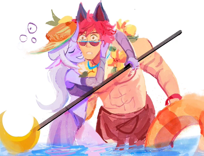 "Hey Guapo hic*could you help this hic* drowning goat?" 