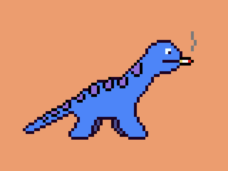 DeboDinos's tweet photo. If your 5 5 5 than I'm 6 6 6 whats it like to be a ....Debo Dino? Check out Debo Dino #666! 

#NFT #NFTs #NFTCommunity  #PixelArt

https://t.co/0phC9d53Kq https://t.co/67kfSaf2hz