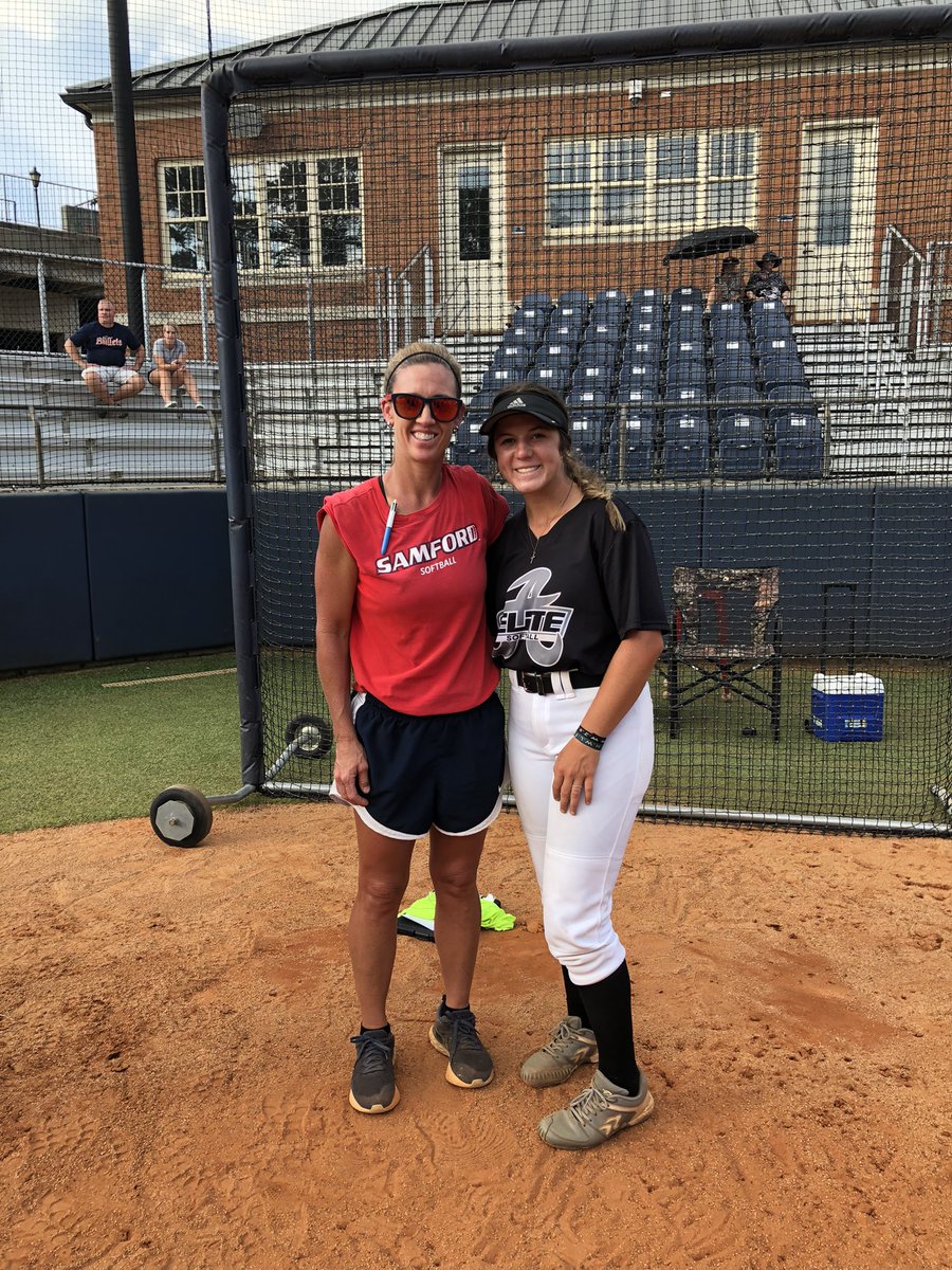 _Ashley019's tweet photo. Had blast working with @CassadyKimball at the @SamfordSB camp yesterday! Can’t wait for next time!! https://t.co/hMEuN8mnOY