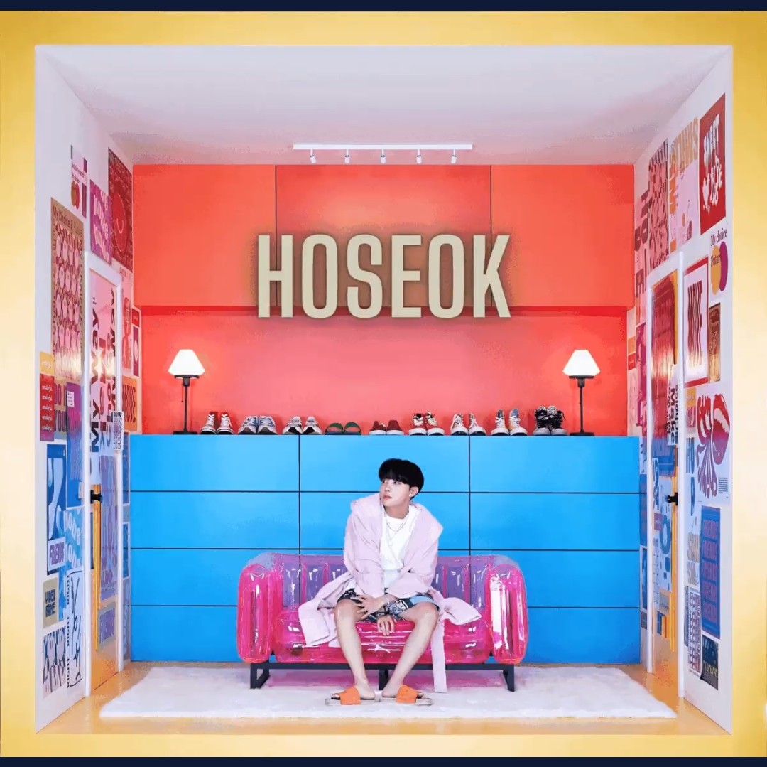 Another one just because!! JK crying at a coffeeshop because he just realized he's in love with the cute, upbeat batista, Hoseok, but thinks he's already dating his coworker, Jimin. (He's not. He's just really affectionate and Jimin's dating YG and Tae.)