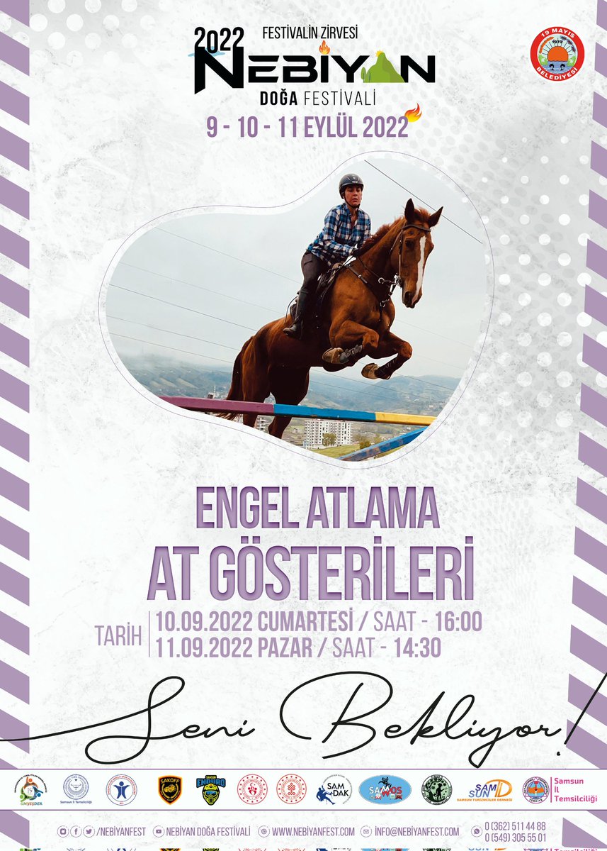 Engel Atlama At Gösterileri #NebiyanFest 'te
#Nebiyan #Samsun #19Mayis #Engiz 
<a href="/19MayisBld/">19 Mayıs Belediyesi</a>