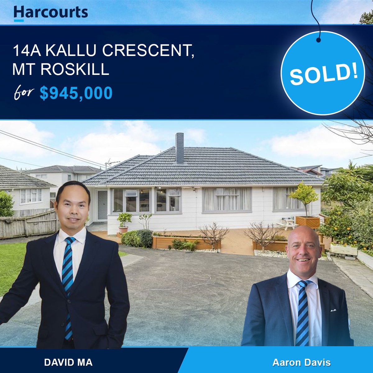 aarondavisnz's tweet photo. Consistent achiever π€©
David Ma from Harcourts Papatoetoe has got the job done. Congratulations to both parties.
14 A Kallu Crescent, Mount Roskill
π SOLD $945,000
#aarondavisauctioneer #harcourtsnz #propertynz #auctioneer #auction #realestatenz #yourharcourts https://t.co/Sy6QPATOdP