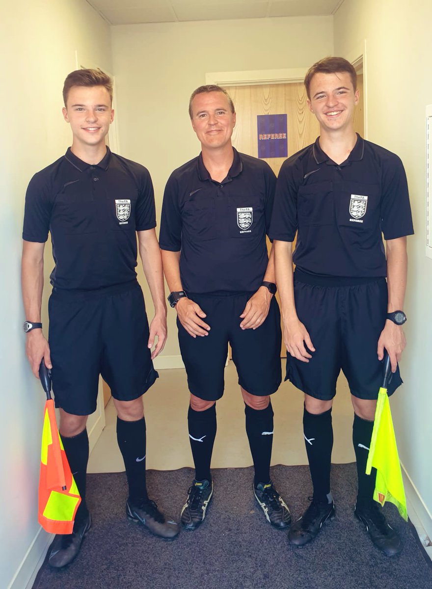 WFAHFARefs's tweet photo. ๐จโ๐ฆโ๐ฆ
How fantastic is this?
@WorcsFA referee, Simon Gudger, officiated a match with his twin sons Ben and Luke this weekend.
The first of many ๐ค https://t.co/cr04iOAlQR