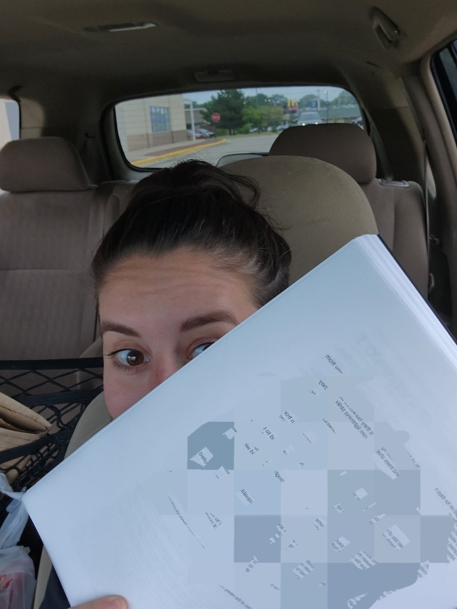 Almost 2 years, 117,292 words, 176 pages, 2 drafts. Printed this one so I could do a solid readthrough with physical notes before draft 3. Blurred because #NoSpoilers ! It's... well it's a #novel y'all! #SmallAndMighty #PunchingThingsAndTakingNames #FirstNovel #DoTheWork