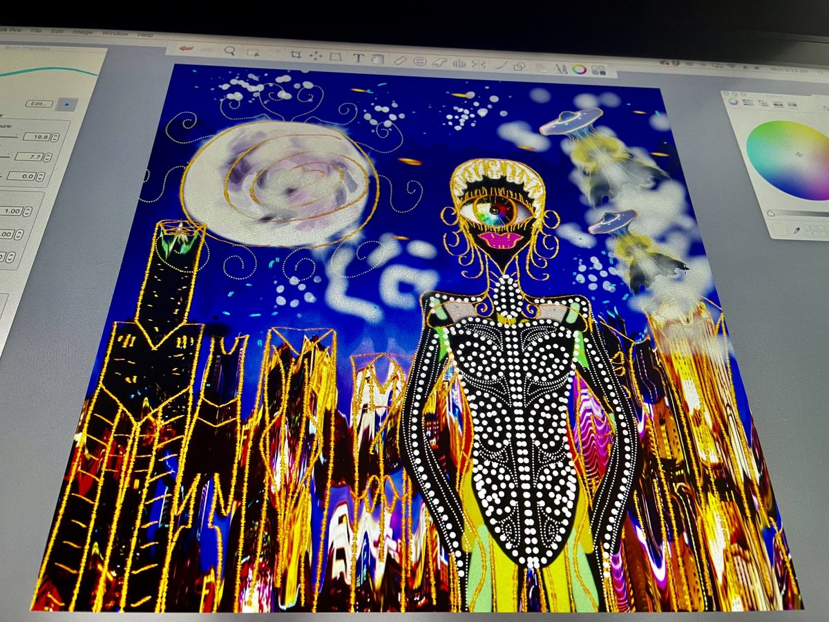 mesmaranft07's tweet photo. Working process for my beings and space collection! #NFTCollection #NFTartist #OpenSeaNFT #art #spaceart #beings #aliens #cosmicart #cosmolove https://t.co/fMEMml2Lwz