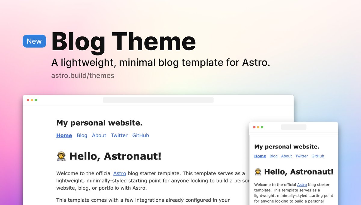 Astro tweet media