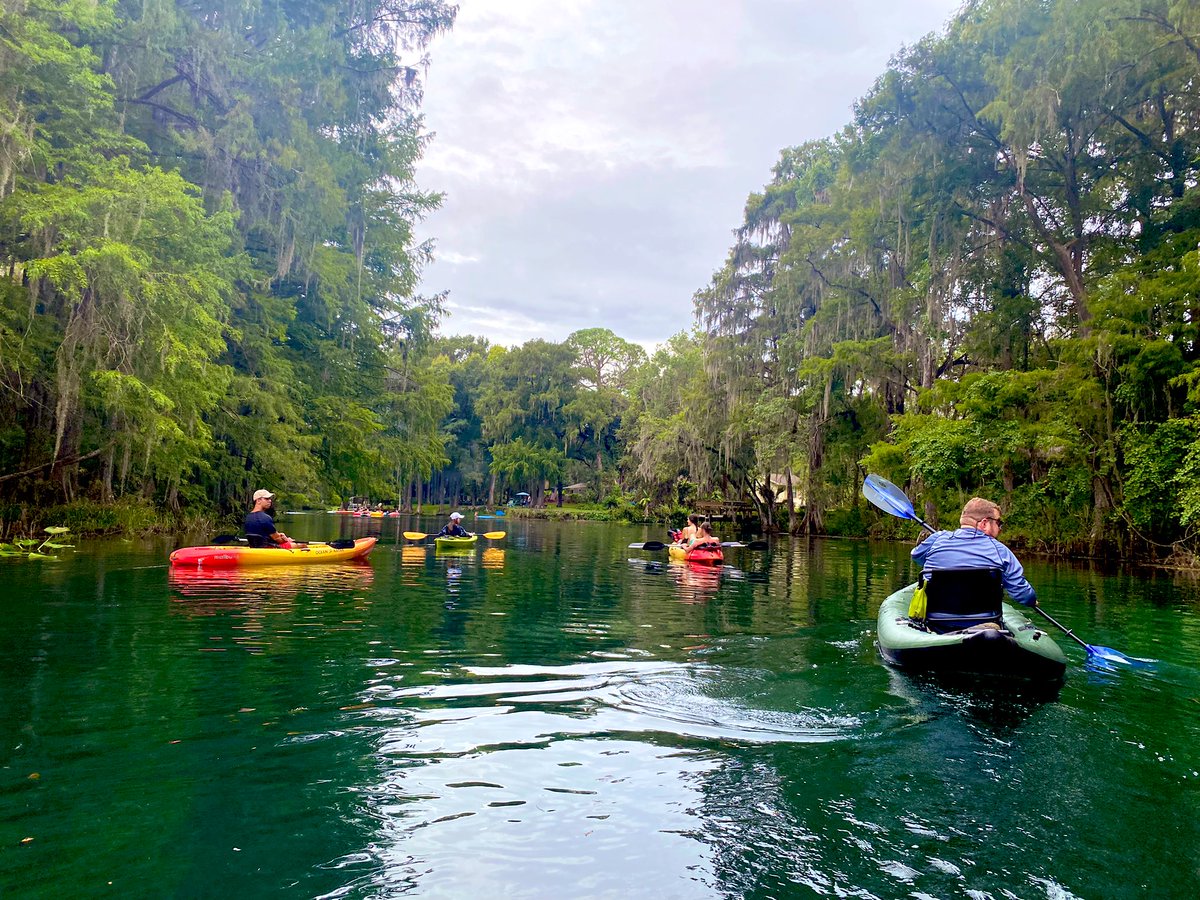 Yesterday our annual department scalloping trip was cancelled due to an incoming storm, but kayaking Rainbow Springs with my coresidents was definitely more than a consolation prize! #wellness <a href="/UFRadOnc/">UFRadOnc</a>