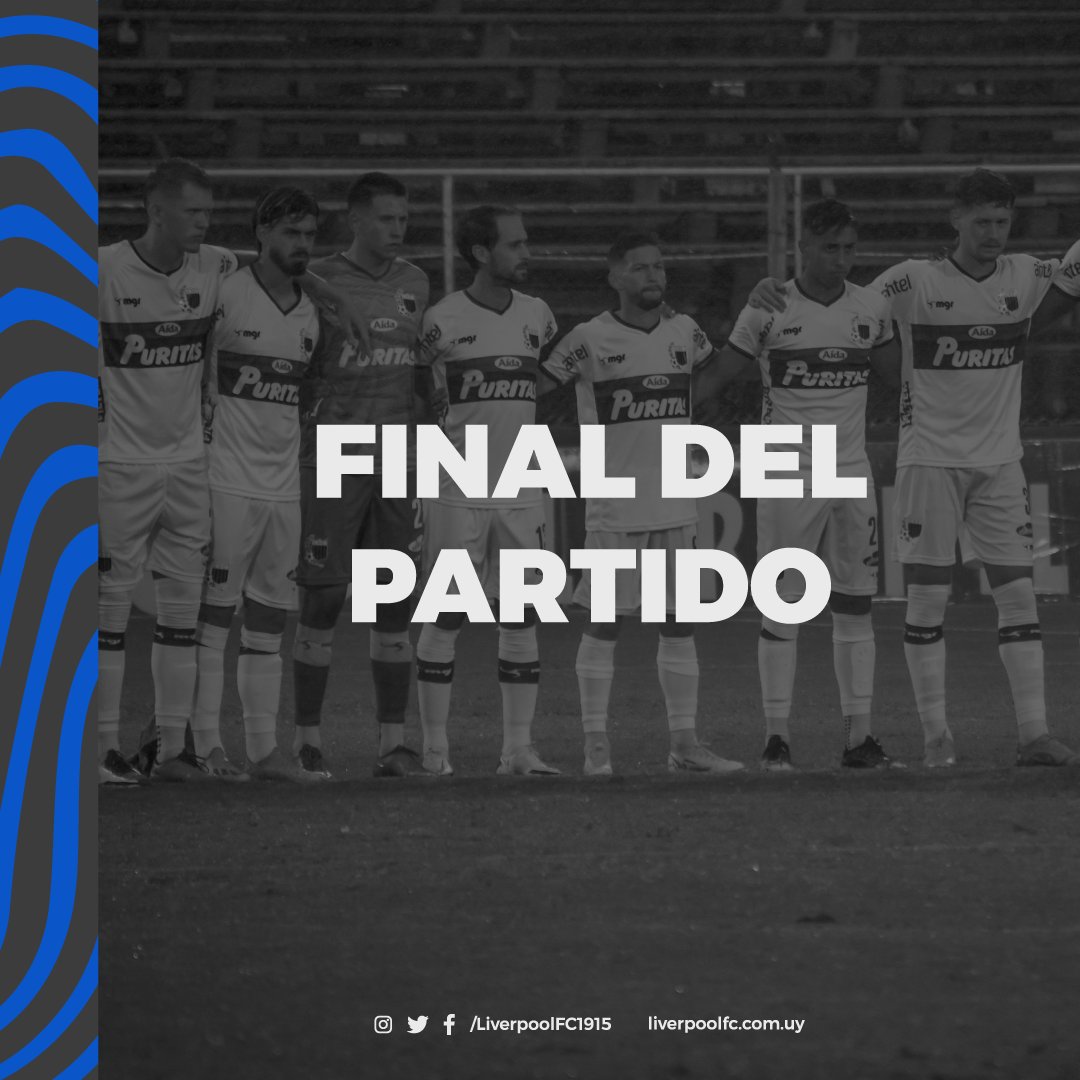 LiverpoolFC1915's tweet photo. Final del partido 

Liverpool 0 vs 1 @Nacional https://t.co/qXaXqYr2RA