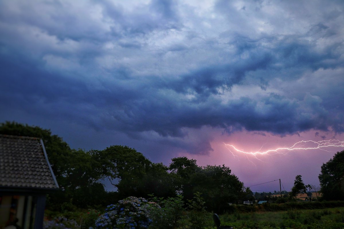 Bit of drama in the weather tonight! #cork #ballyhooly #Thunderstorm #lightening