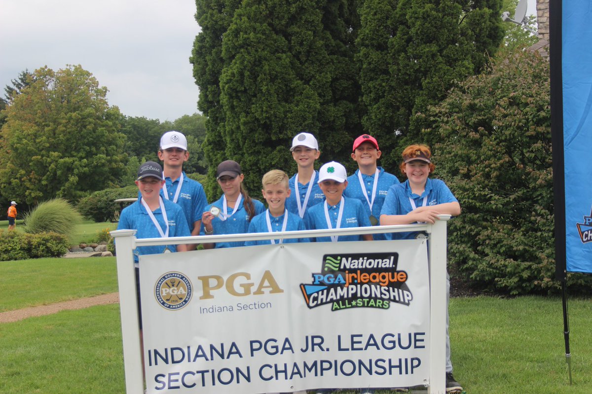 IndianaGolf's tweet photo. Congrats to the winner of our 2022 13U Indiana PGA Jr. League Section Championship, the 13U Dye’s Walk All-Stars! They have advanced to the 13U Regional Championship September 16-18 in Louisville, Kentucky!

Results: https://t.co/N4xXSf8RxM

Full story: https://t.co/0gpMzBhdw9 https://t.co/qLc2k65kq9