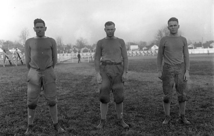 SenatorClements's tweet image. Thats me in the middle! Most have no clue a past KY Governor &amp;amp; Senator played @UKFootball In 1915 &amp;amp; 1916, I played center on the football team, &amp;amp; was named to the All-Southern Team in 1916. I’m not on the Ring of Honor, never will be but fully support @UKCoachStoops @vincemarrow