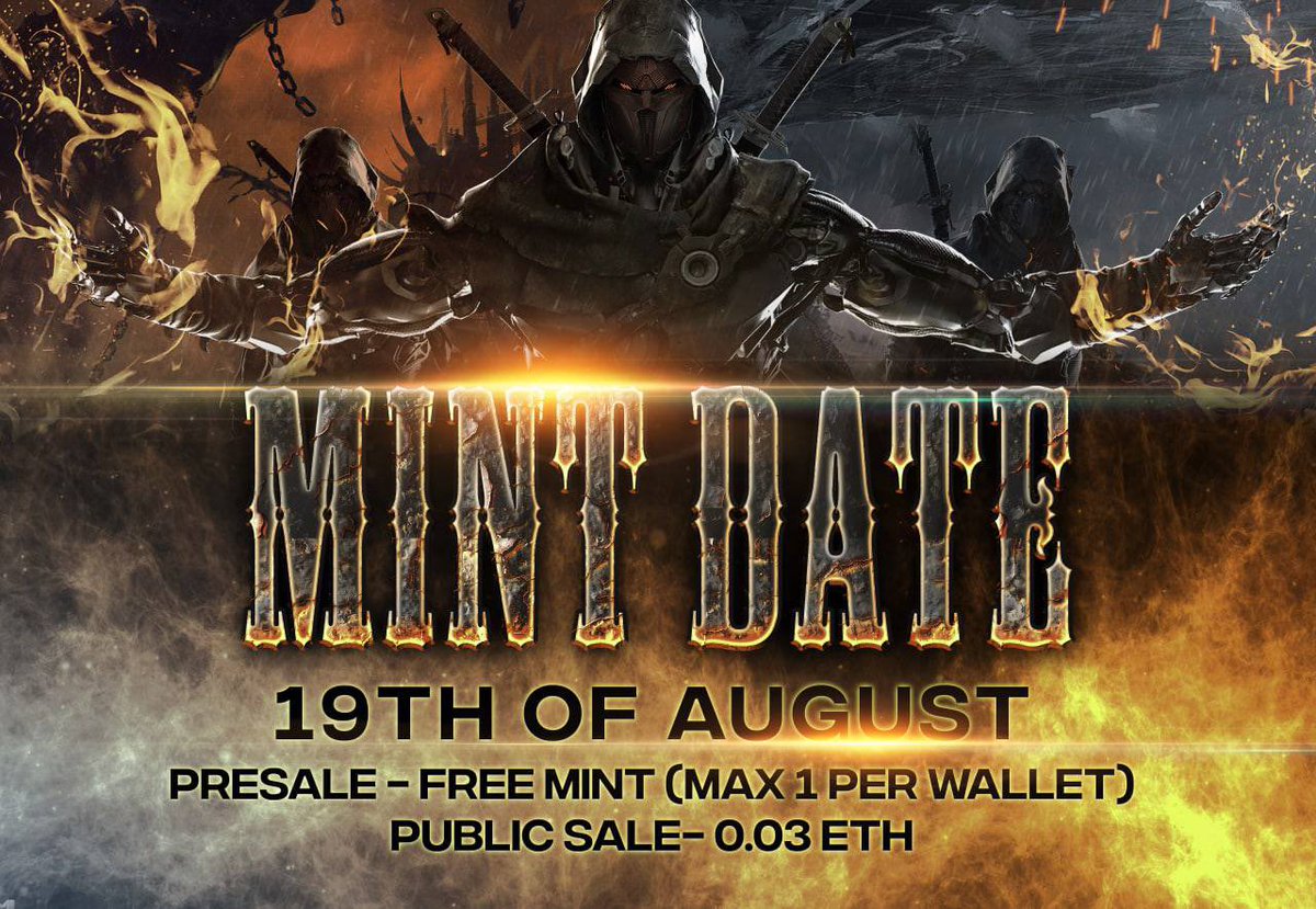 Warriors! It’s official!

Check the last announcement in our Discord for more information 

discord.gg/5JPENkbEuQ

#NFTCommunity #nftart #MintingSoon #NFTs #NFTCollection #NFTdrop