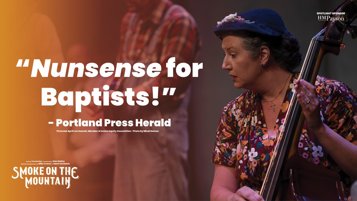 DON'T MISS OUT on seeing a musical performance called "Nunsense for Baptists" in an interview with Portland Press Herald. Watch our wonderful cast effortlessly play roughly 40 instruments live on stage!
Buy Tickets: portlandstage.org/show/smoke-on-…
