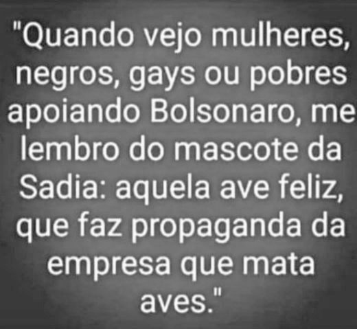 É a única explicação 🤭