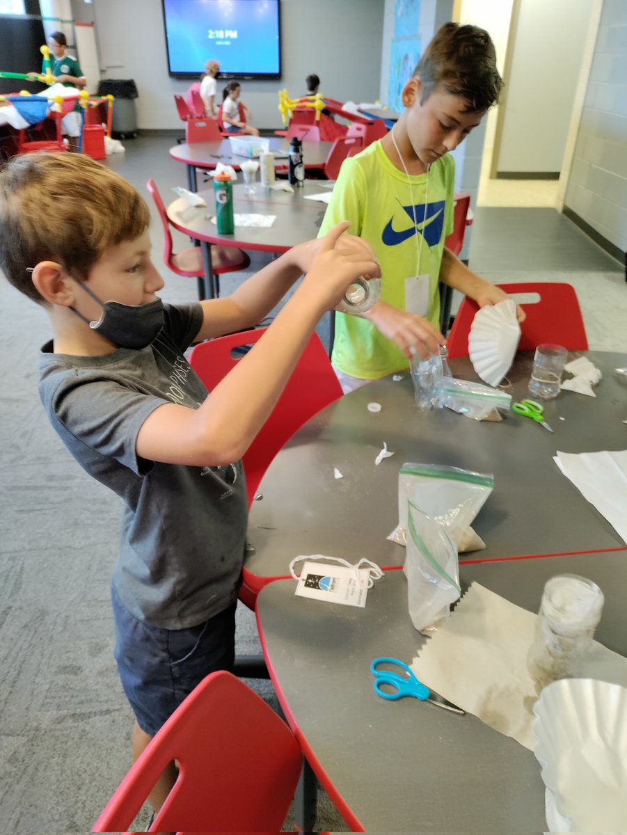 ChallengerStaff's tweet photo. Survivor Camp! We built shelters, made tools to help us in emergency situations, learned to read a compass, went on a scavenger hunt, and watched an episode of MythBusters -- Duct Tape Island! Our crew also learned about edible plants! Survivor Campers are prepared for anything! https://t.co/UG7vs0h6lv