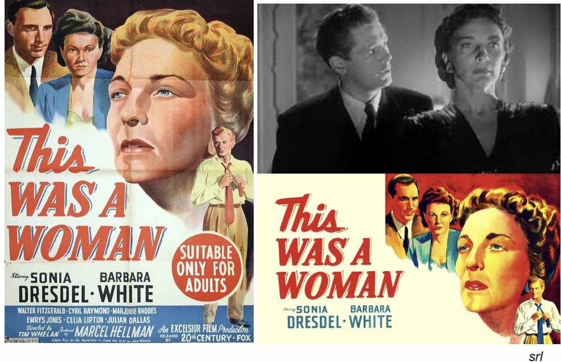 SaveRedlandLibr's tweet photo. 10pm TODAY on @TalkingPicsTV
The 1948 #Crime #Drama film🎥 “This Was a Woman” directed by #TimWhelan & written by #ValValentine
Based on #JoanMorgan’s 1946 play🎭
🌟#SoniaDresdel #WalterFitzgerald #EmrysJones #BarbaraWhite https://t.co/OLCEowv2hk