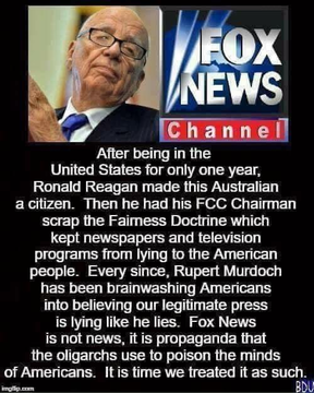 FactsATruth's tweet photo. Republicans like Kash Patel, Rupert Murdoch and right-wind media like @FoxNews #Newsmax are enemies of democracy. They are spreading propaganda, lies and misinformation on cable channels. 

They are brainwashing viewers with poison of hate, division, conspiracy theories &amp; lies. https://t.co/xlgNQy0cK4