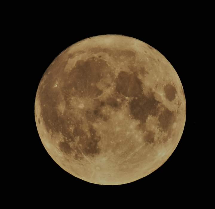 The 'Barley' Moon, last supermoon of the year, 23.30hrs 11 August.
Thanks Maurice