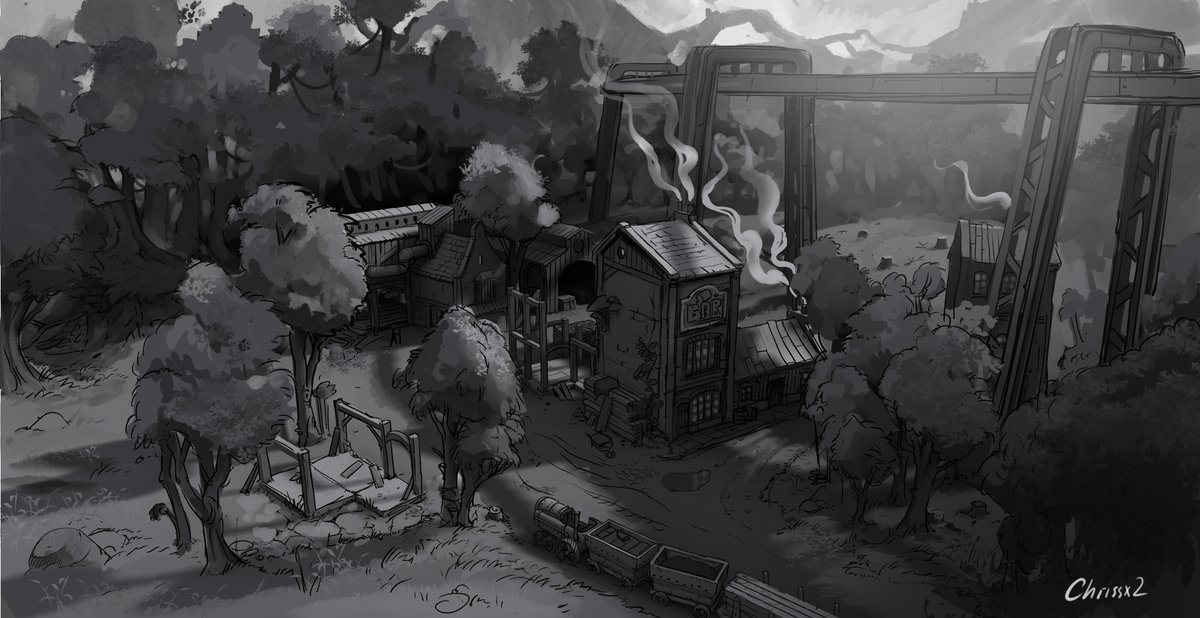 Staying with the steam punk train vibe....

#NightmareWorld #Unrealengine5 #steampunk