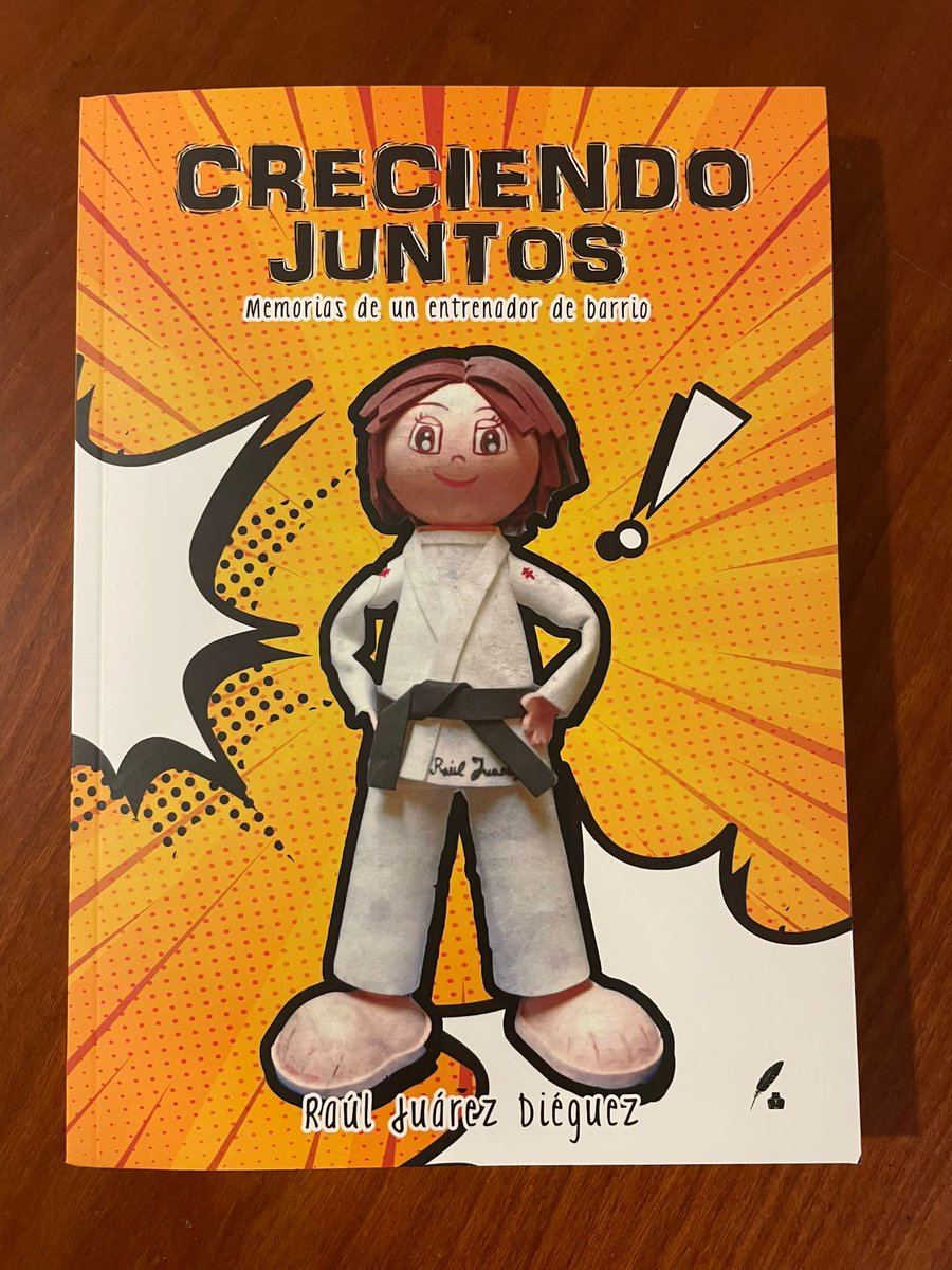 RaulJuarezDieg1's tweet photo. Os presento mi segundo libro, CRECIENDO JUNTOS. Un conjunto de anécdotas, algunas divertidas, otras no, de las clases de judo en un colegio a lo largo de 20 años.
Me piden vender 75 ejemplares por mi cuenta en un año para publicar seriamente, os pido que me ayudes por favor. https://t.co/MTKLVaF1NC