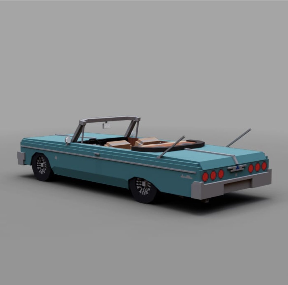 dj2high's tweet photo. 64 impala 完成！　
ハイドロで動いちゃいます！
@TheSandboxGame  @TheSandboxJP 
@champmedici https://t.co/6b2Fn7Yfon