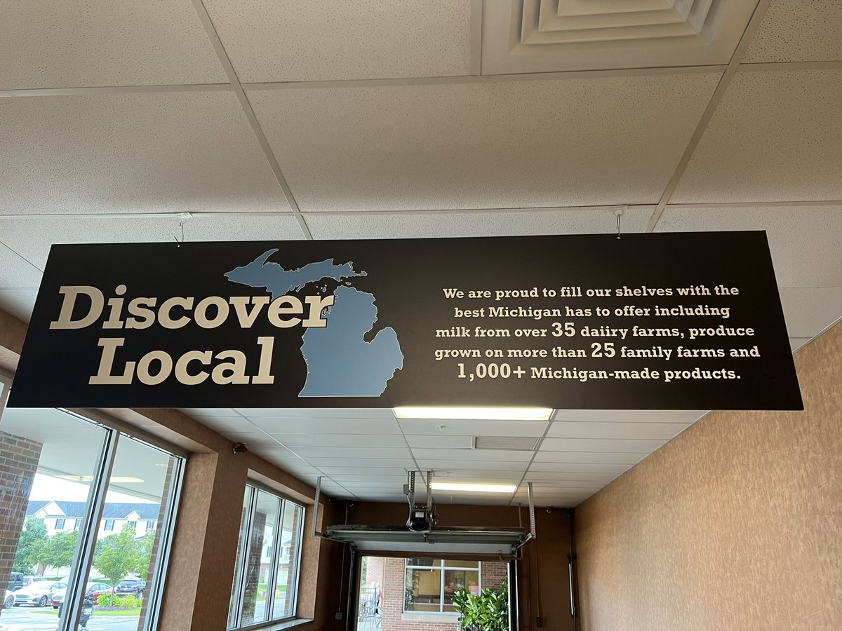 While I appreciate <a href="/kroger/">Kroger</a> sourcing their products locally they might want to enlist the services of some local ELA teachers like @WonderTeach as well 😂. I’ll bring a ladder and a sharpie for our next trip.