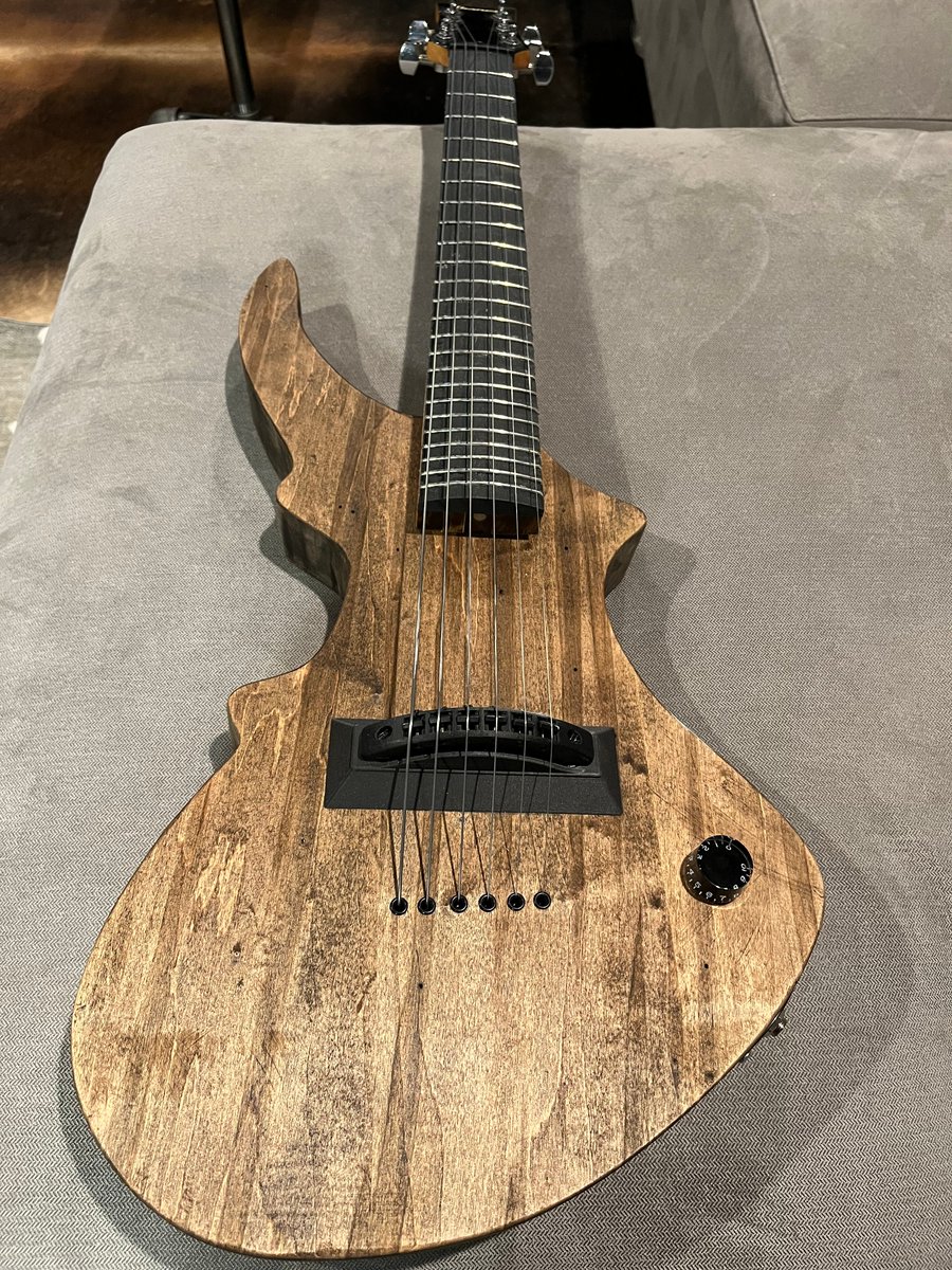 justindeanlee's tweet photo. I've been obsessed w/ the guitarviol hybrid instrument created by Jonathan Wilson &amp; made famous by @tyler_bates, in his film score for “300.” Wilson’s handmade instruments are beyond spectacular—but, alas, also beyond my budget. So I decided to build my own this summer. 1/ https://t.co/Y954vPJjCD