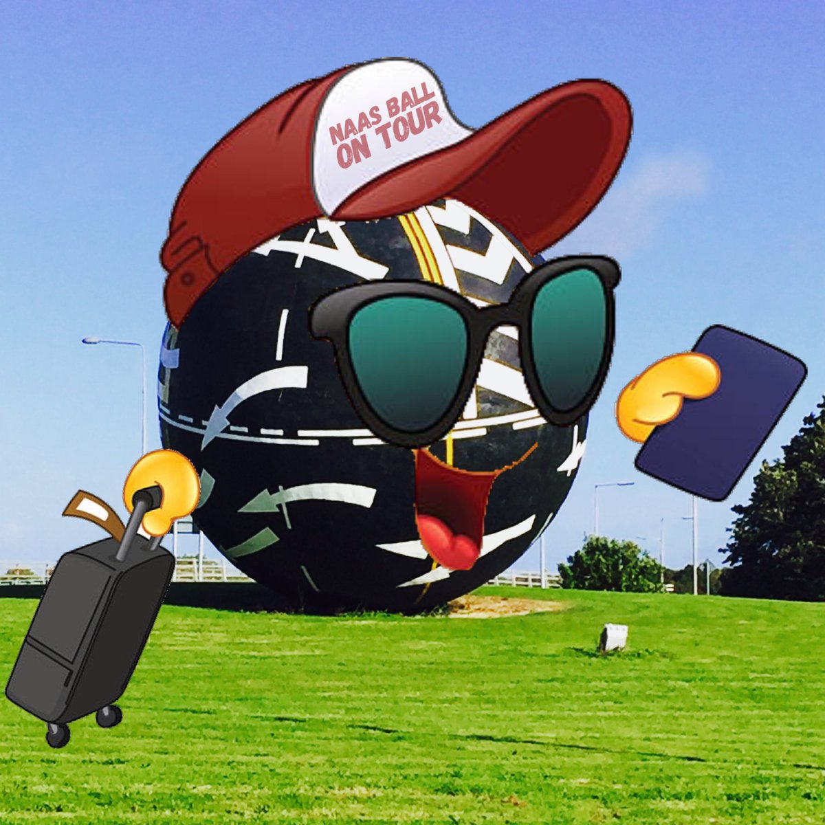 NaasBall's tweet photo. Things could be a bit quieter on the ball fb, Insta &amp; twitter pages and also the notices fb page over the next few weeks. I am heading away on hols (woohoooo).
I will post and reply but not like I have been. 
Normal service will resume when back.  
 #Naas #Holiday #beachball https://t.co/dxBn11xfoN