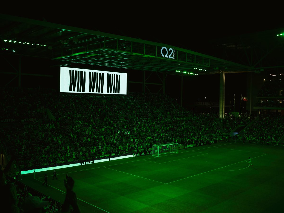 AustinFC's tweet photo. Leave no doubt, Austin is a soccer city. 💚 https://t.co/78T8LosBUQ