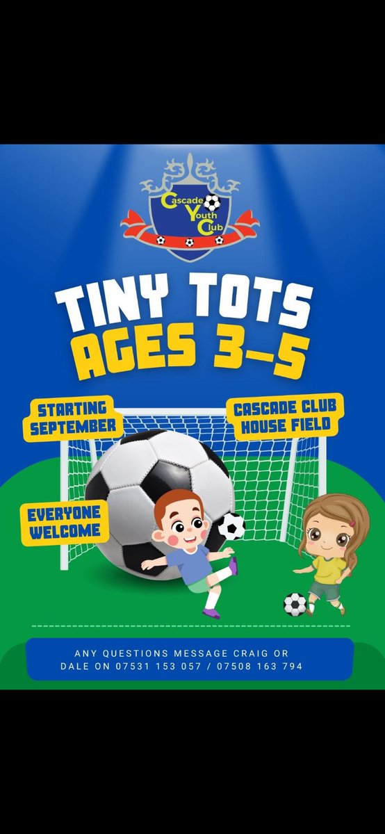 CascadeYC's tweet photo. Get in touch with @Craig55511362 &amp; @dlewis1989 for further info ⚽️ https://t.co/BRbQImVvTl